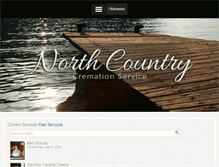 Tablet Screenshot of northcountrycremationservice.com